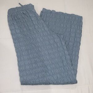 Zara kids Sz 13-14 blue flowy pleated plants